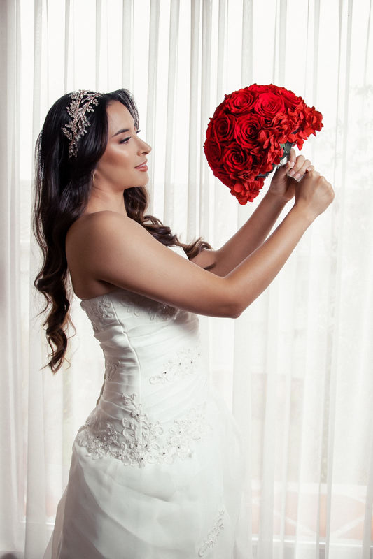 BOUQUET DE NOVIA: BESO DE ROSAS